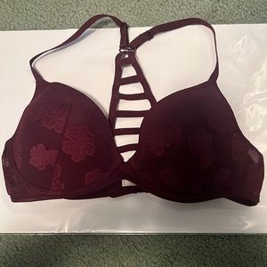 Victoria’s Secret PINK Burgundy Lightly Lined Bra